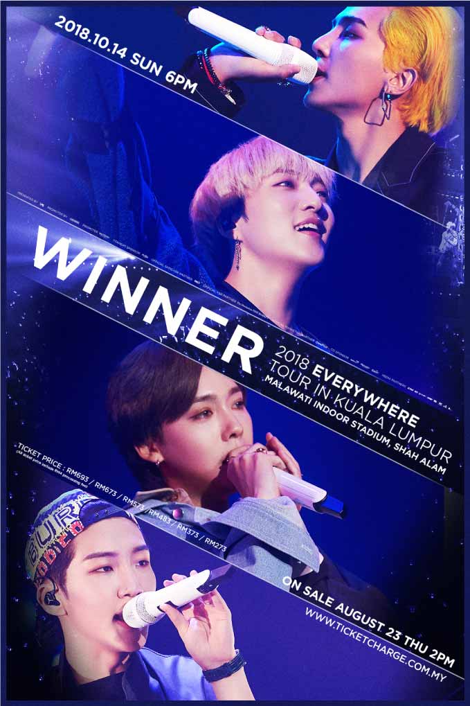 WINNER: EVERYWHERE TOUR IN KUALA LUMPUR 2018