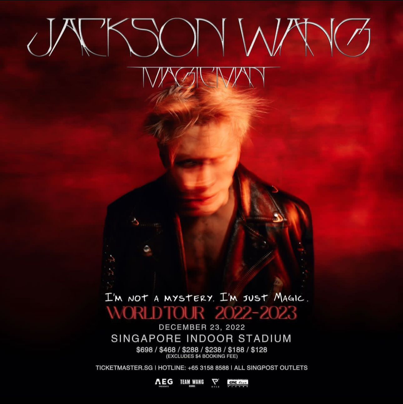 JACKSON WANG MAGIC MAN WORLD TOUR SINGAPORE 2022