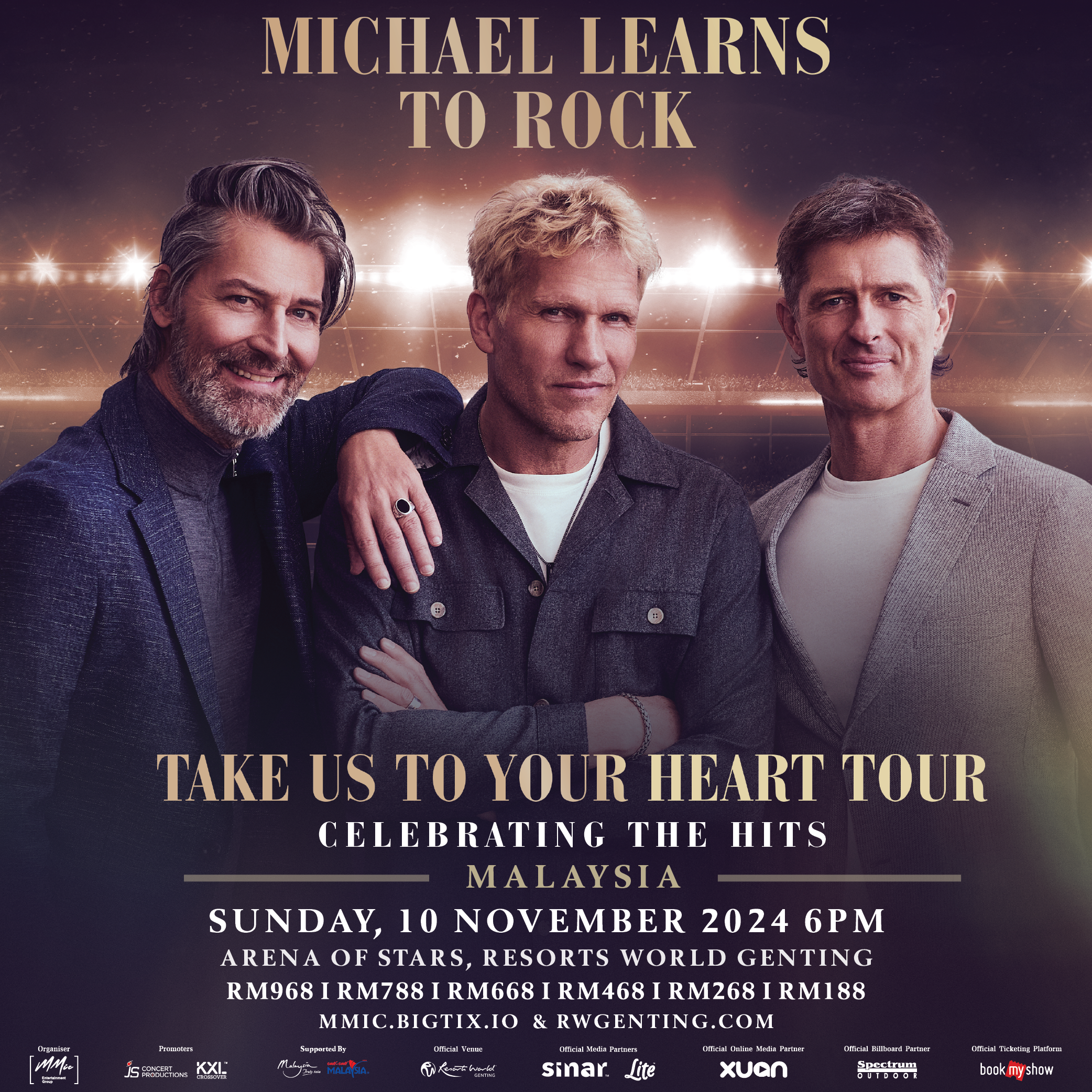 MICHEAL LEARNS TO ROCK TAKE US TO YOUR HEART TOUR